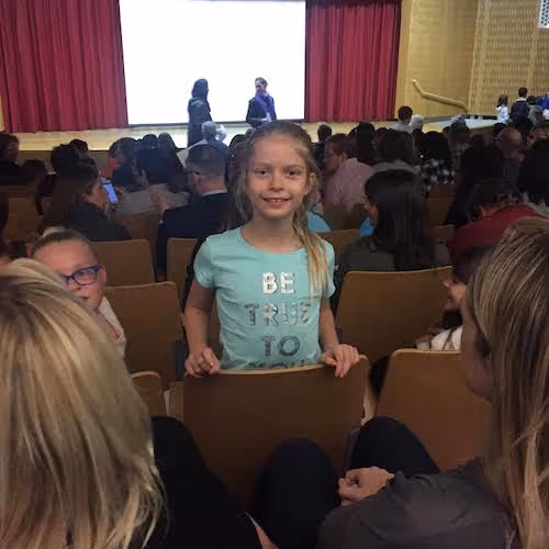 Child at Screenagers School Screening Event