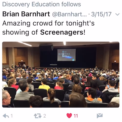 Screenagers School Screening Event