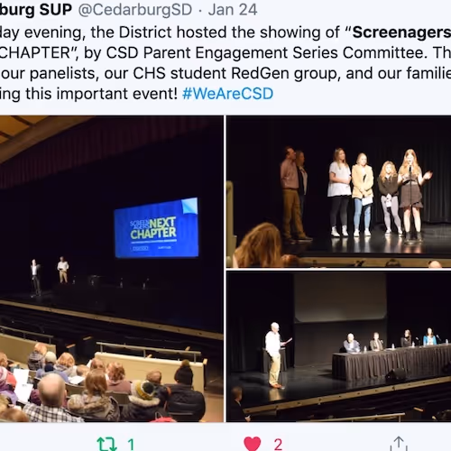 Delaney Ruston Screenagers Filmmaker speaking on stage
