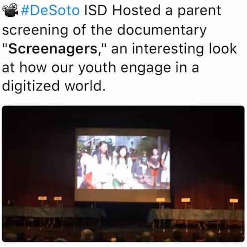 School screenagers screening