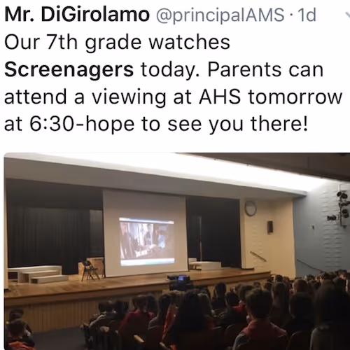 School screenagers screening