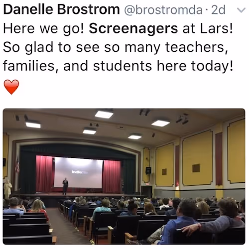 School Screenagers showing