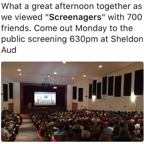 School screenagers screening