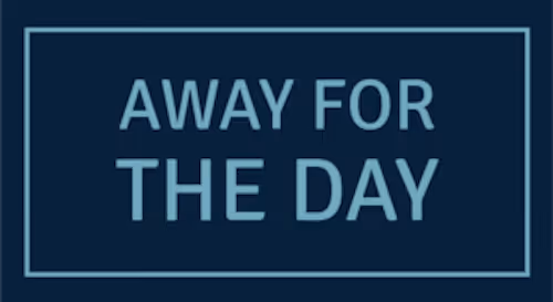 Away for the day button