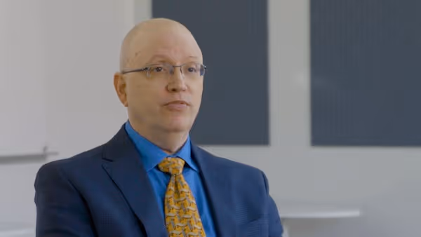 Nicholas Carr speaking to camera