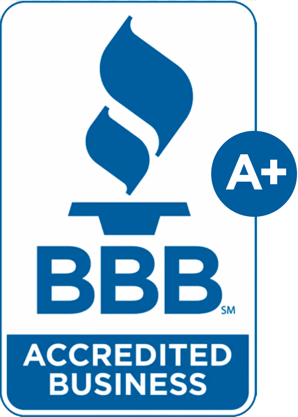 Better Business Bureau A+ accredited business