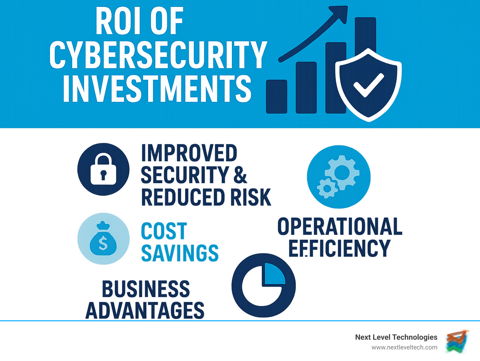 ROI of cybersecurity investments - secure it company infographic 