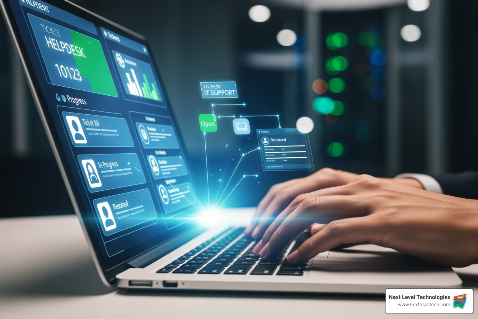 osTicket ticket view in an open source ITSM ticketing tool