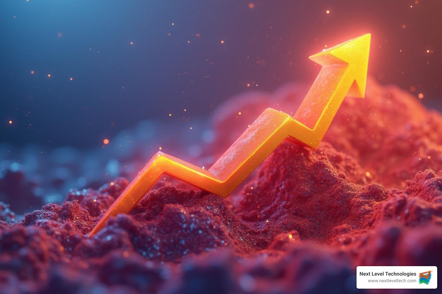 Graph showing increased productivity and user satisfaction over time - it service desk services