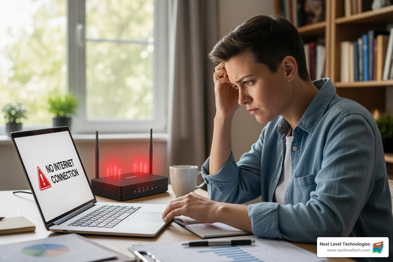 Remote worker struggling with home network security - remote work security solutions Remote worker struggling with home network security - remote work security solutions