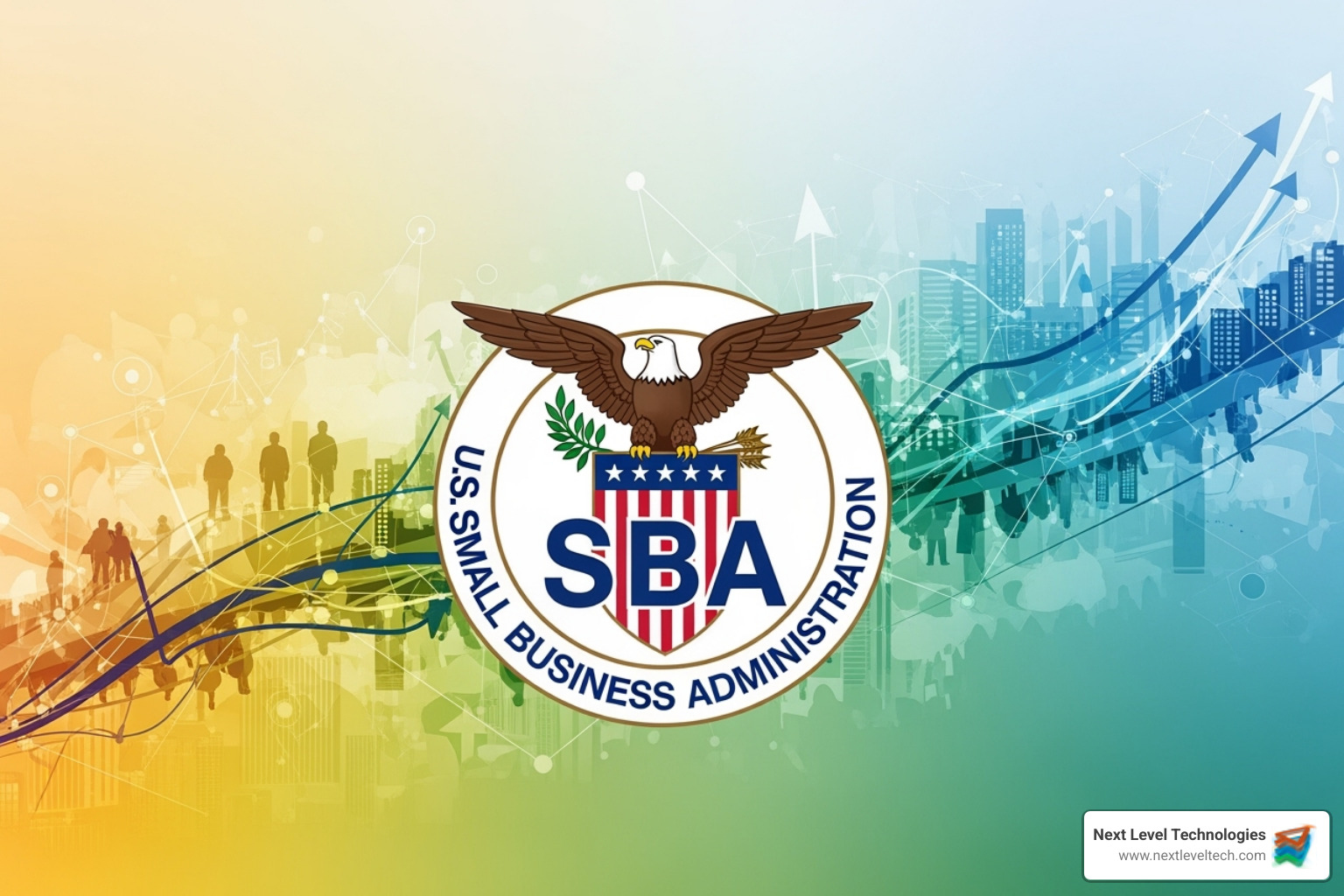 SBA logo with mission statement - grant sba