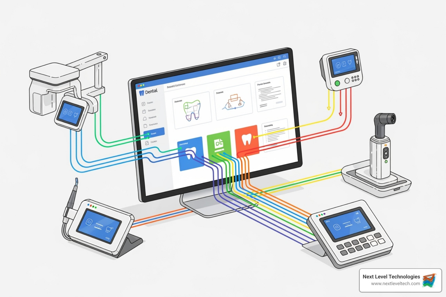Diagram showing Eaglesoft integrating with various dental hardware - eaglesoft dental Diagram showing Eaglesoft integrating with various dental hardware - eaglesoft dental