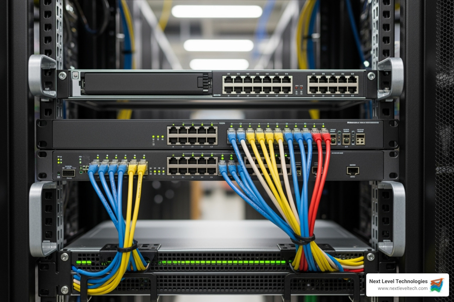 modern network switch in a server rack - hubs switches bridges and routers modern network switch in a server rack - hubs switches bridges and routers