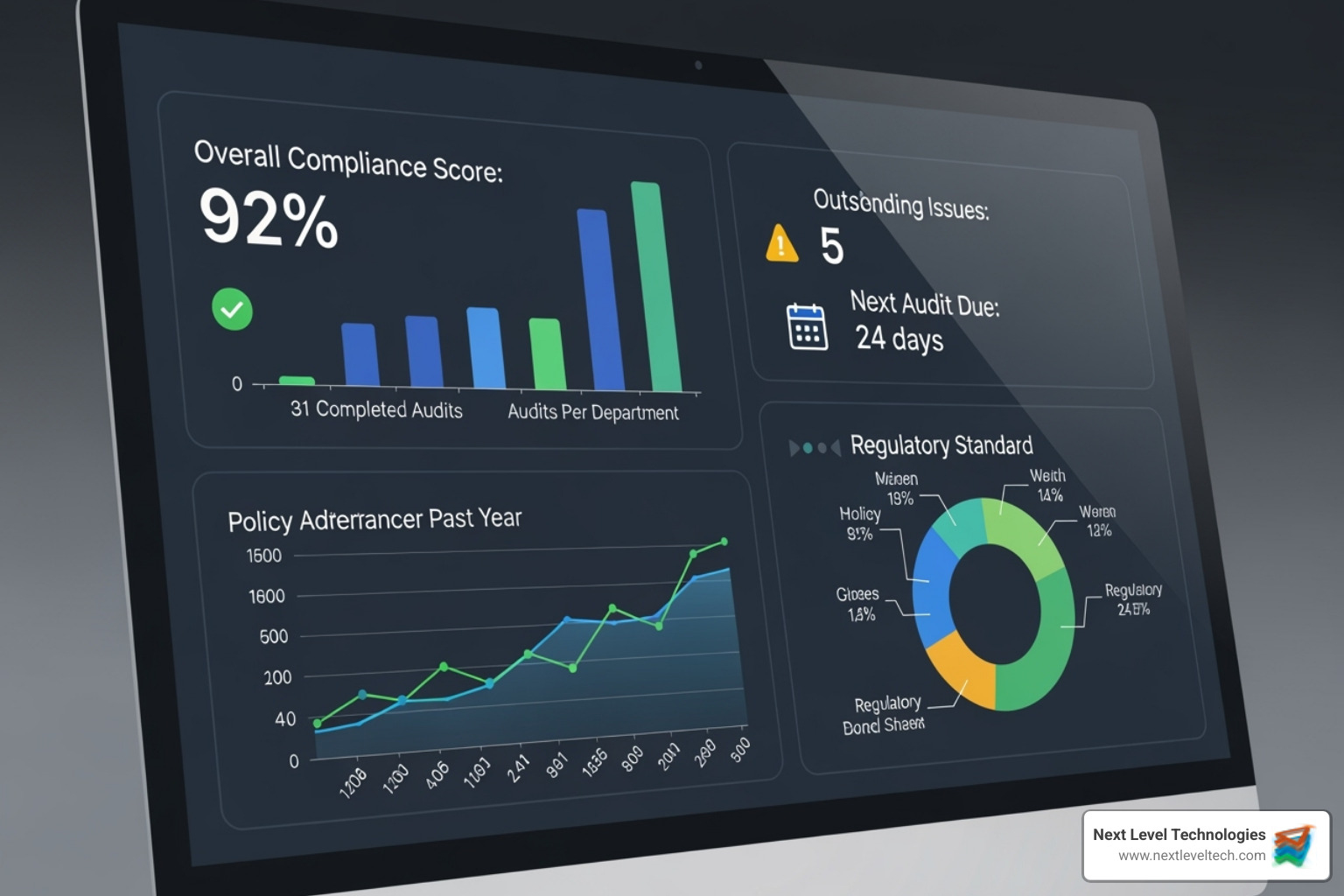 compliance dashboard showing key metrics and reports - Compliance IT solutions compliance dashboard showing key metrics and reports - Compliance IT solutions