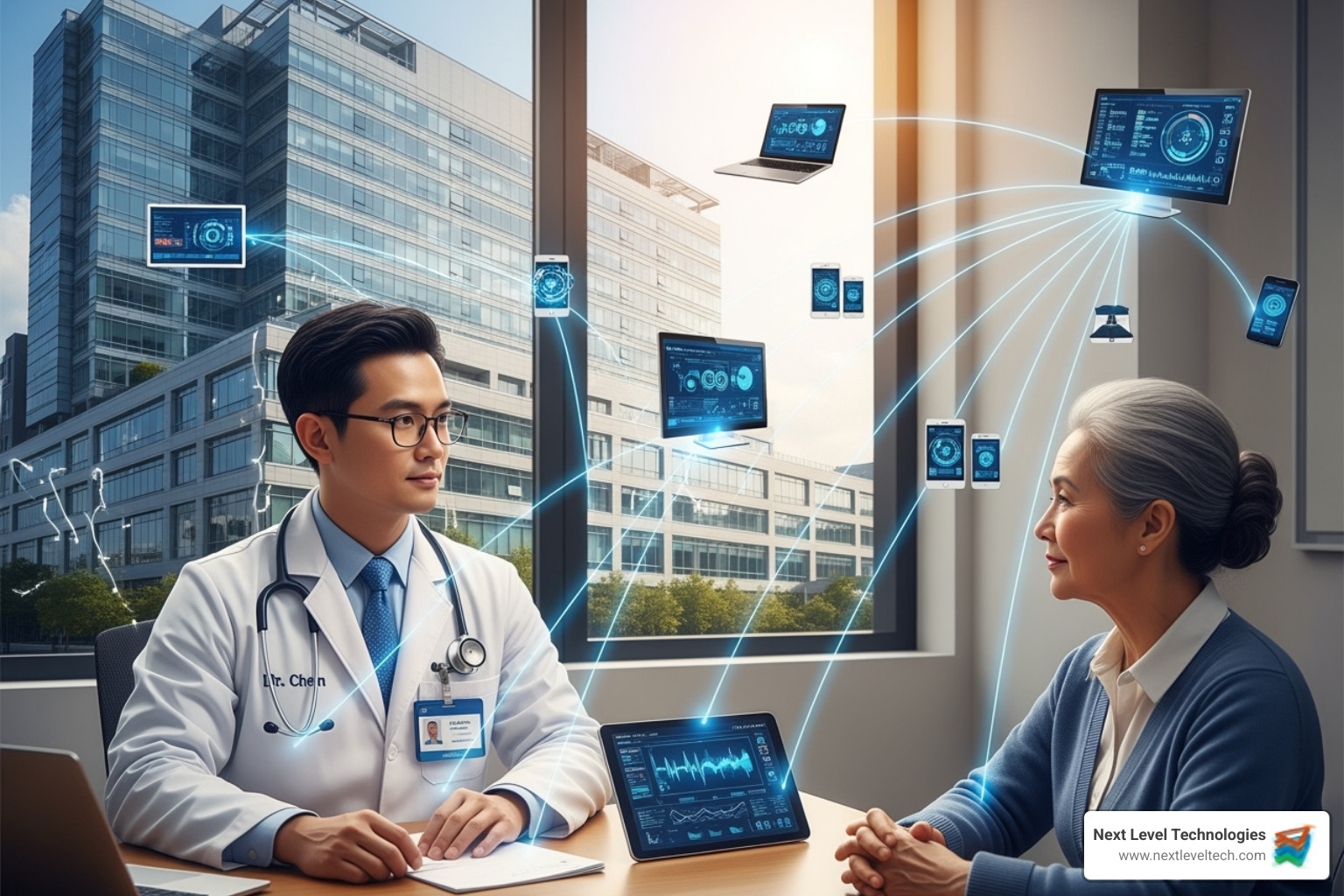 interconnected healthcare services - Cloud computing healthcare