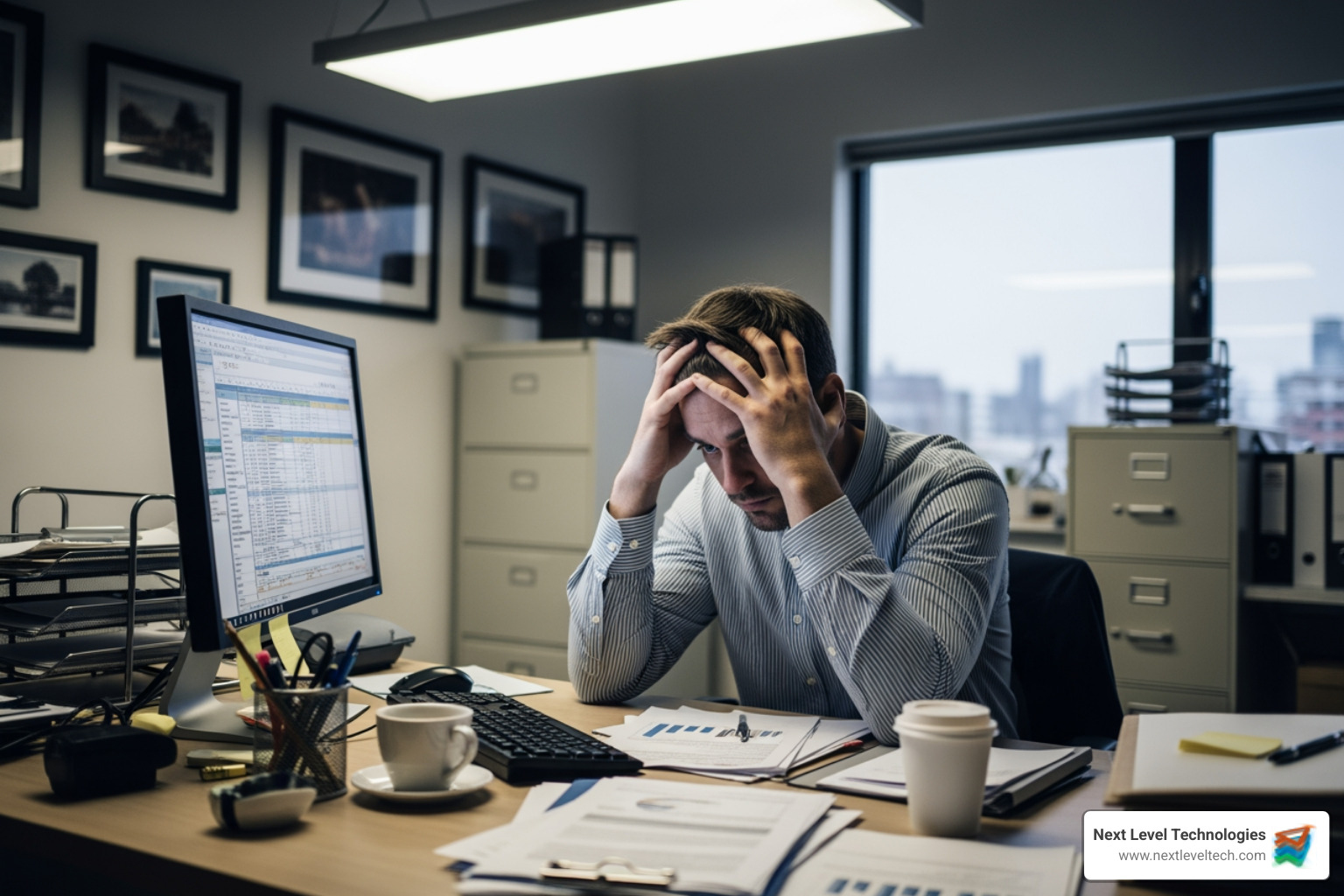 stressed small business owner - IT solutions for SMBs stressed small business owner - IT solutions for SMBs