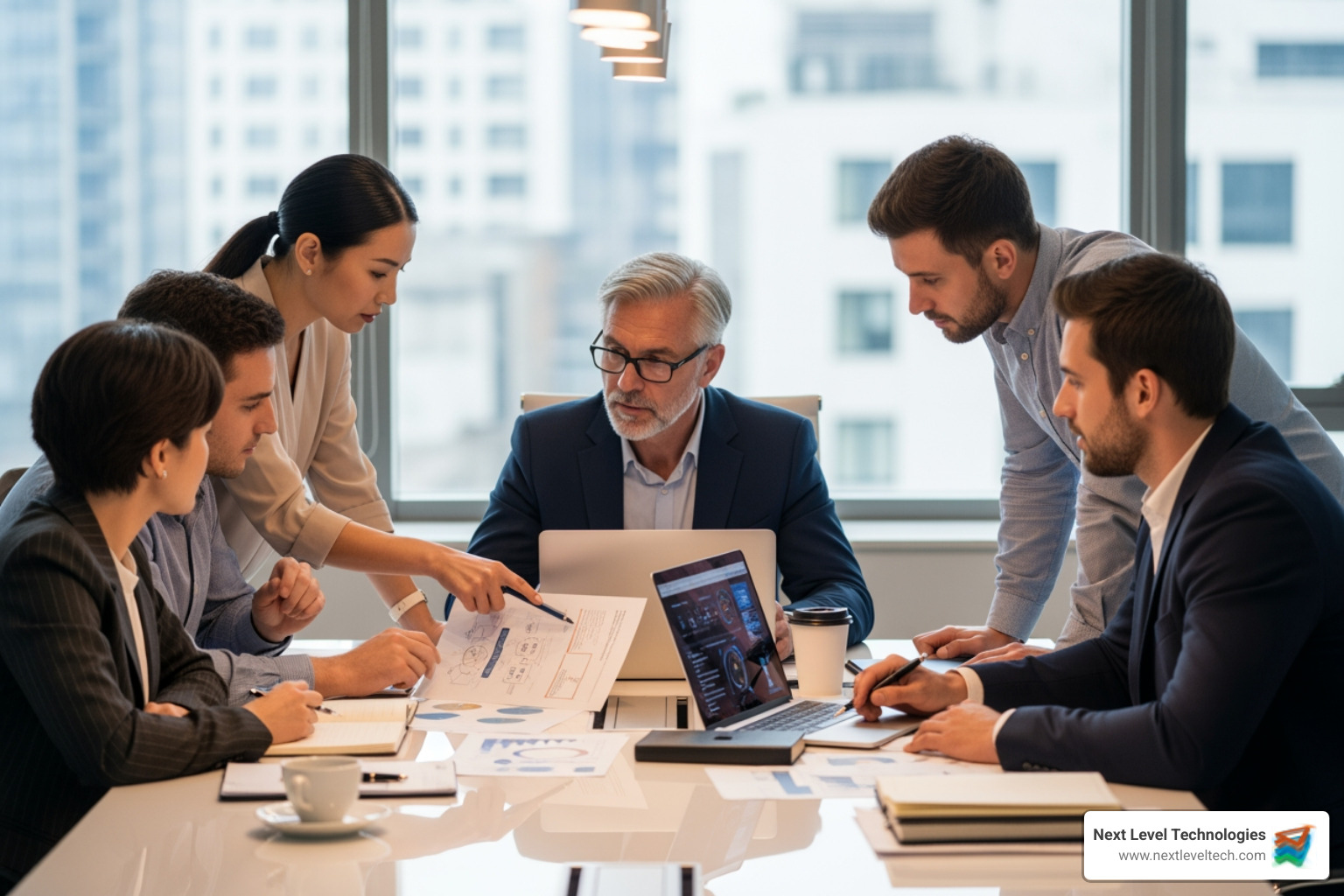 professional IT consultation meeting - Healthcare Management IT Services