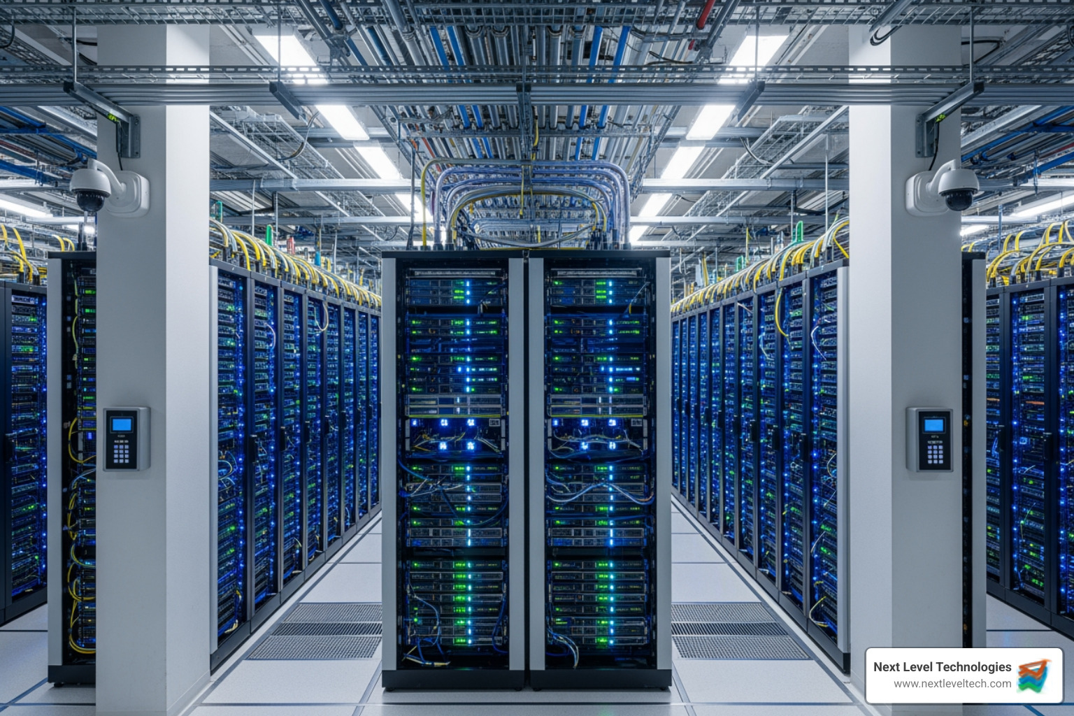 Secure AWS data center interior - aws security and compliance