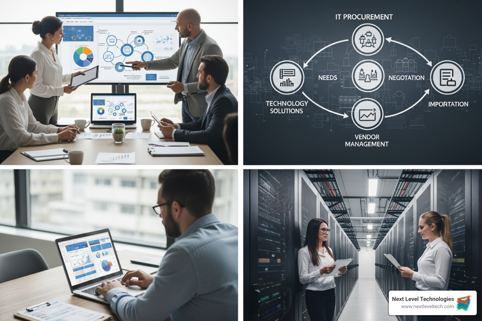 business growth chart showing the correlation between optimized technology investments and revenue increases - IT procurement services business growth chart showing the correlation between optimized technology investments and revenue increases - IT procurement services