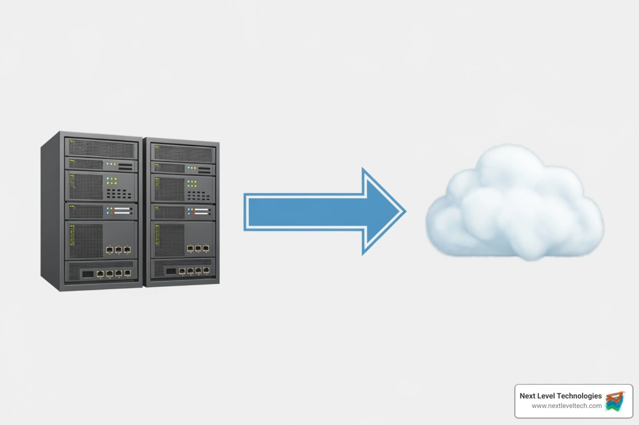 A diagram showing on-premise servers replicating to a cloud environment. - cloud-based disaster recovery services A diagram showing on-premise servers replicating to a cloud environment. - cloud-based disaster recovery services