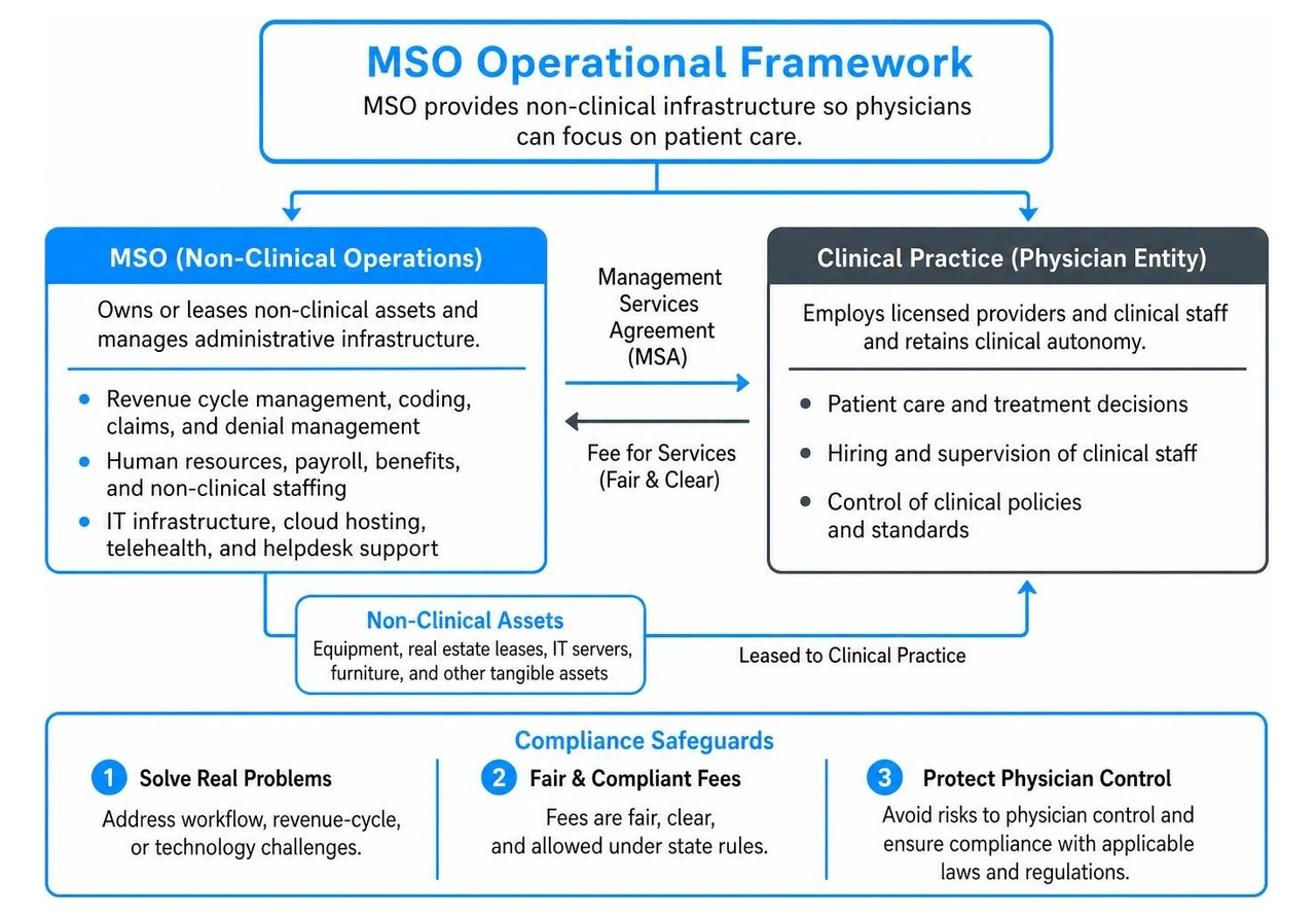 MSO operational framework diagram MSO operational framework diagram