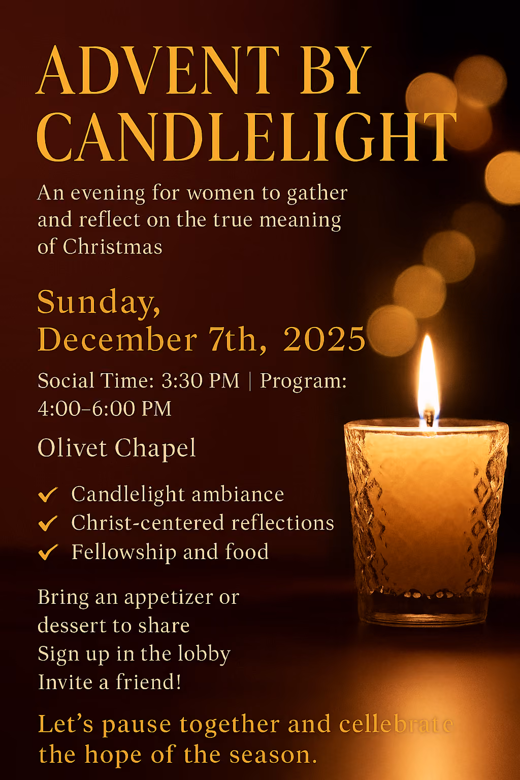 Advent by Candle Light