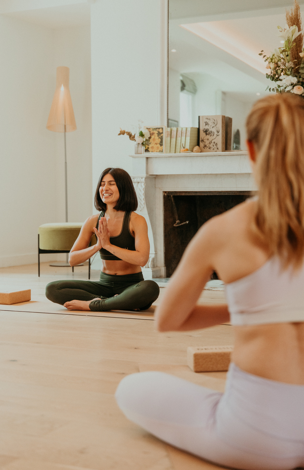 yoga session demeures de campagne