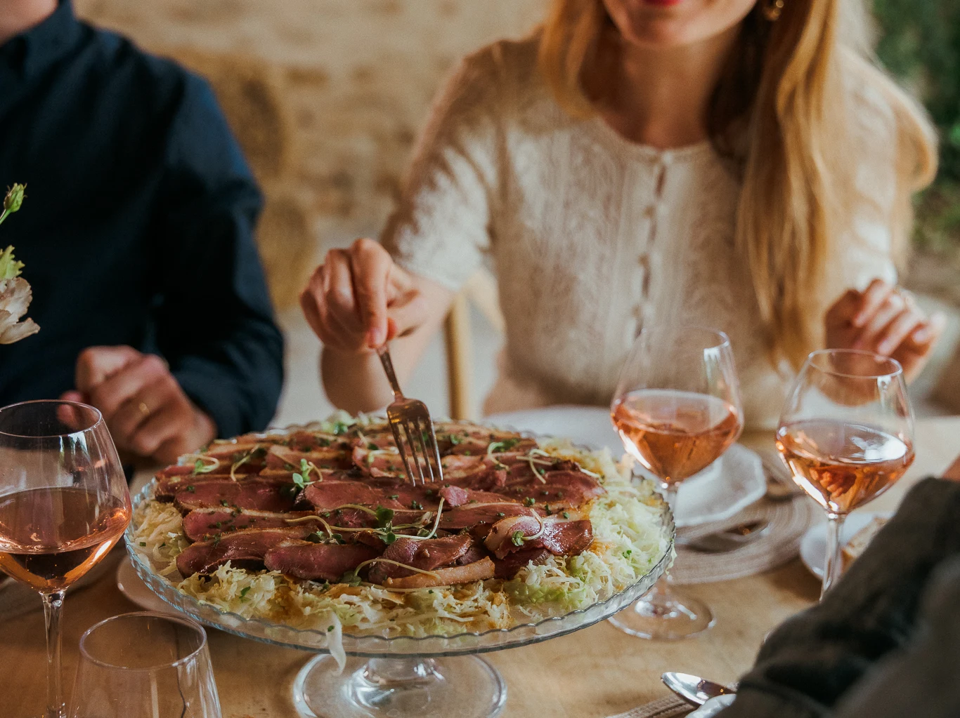 Le déjeuner Demeures de Campagne nature proche paris cuisine