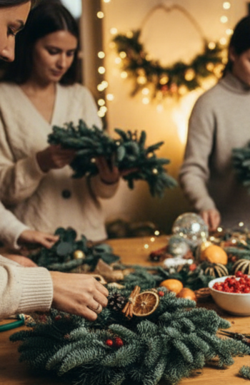 Advent wreath workshop