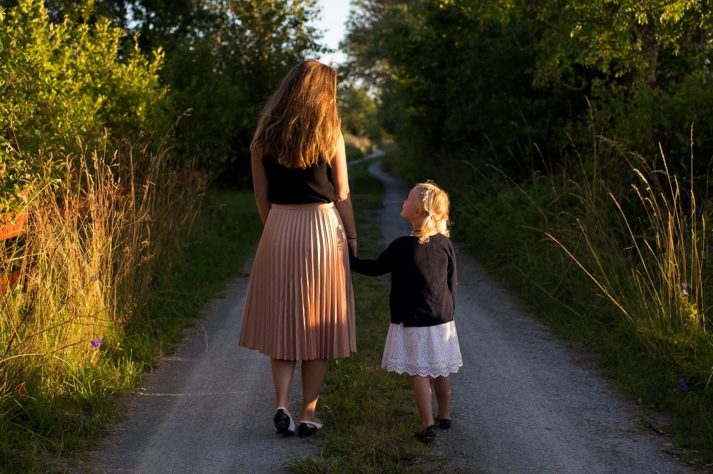 family outdoors