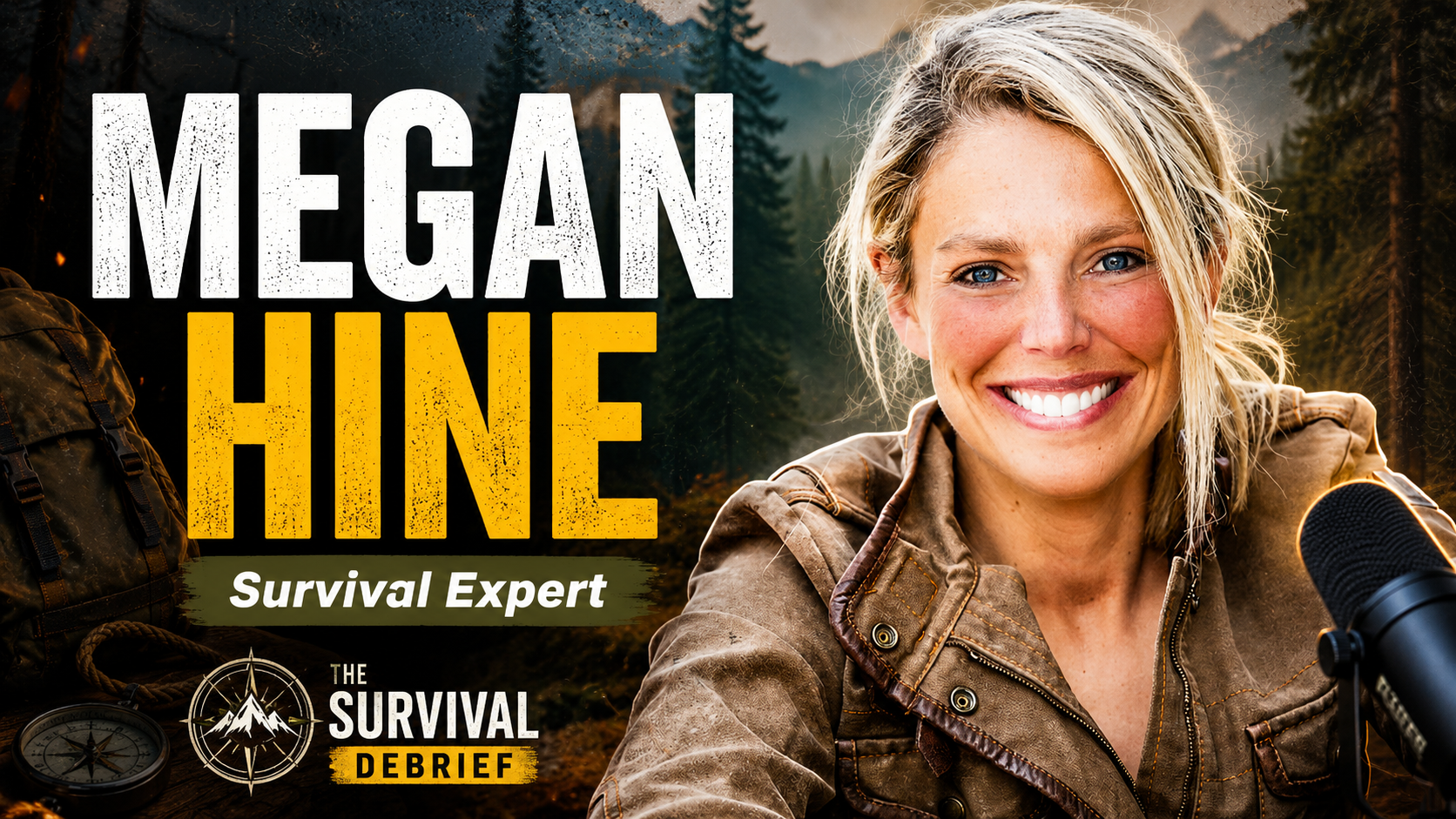 Megan Hine on The Survival Debrief Podcast with Steven Kelly discussing Bear Grylls, survival psychology and survival television.