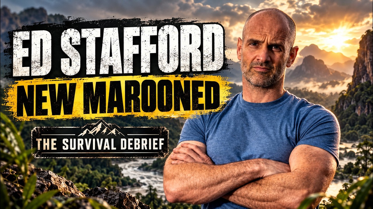 Ed Stafford on The Survival Debrief Podcast with Steven Kelly discussing the Amazon, Marooned, First Man Out and survival television.