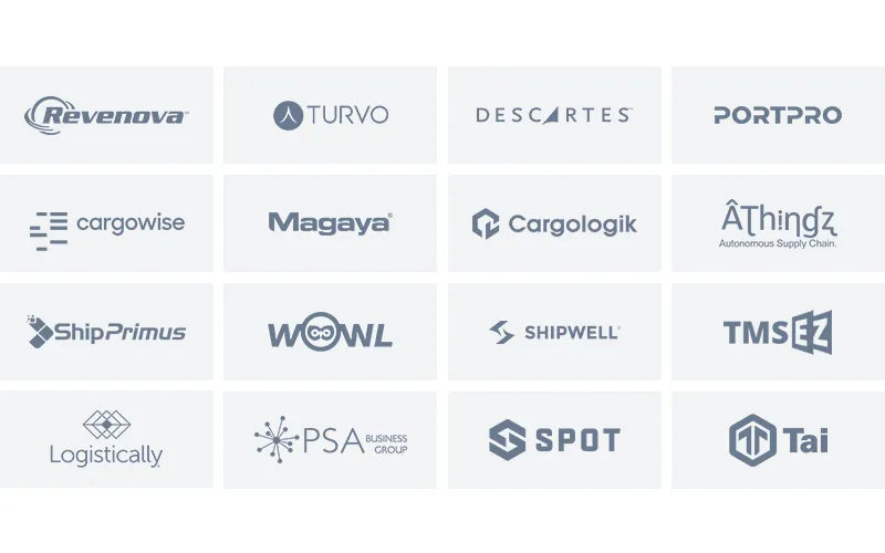 TMS integration company logos