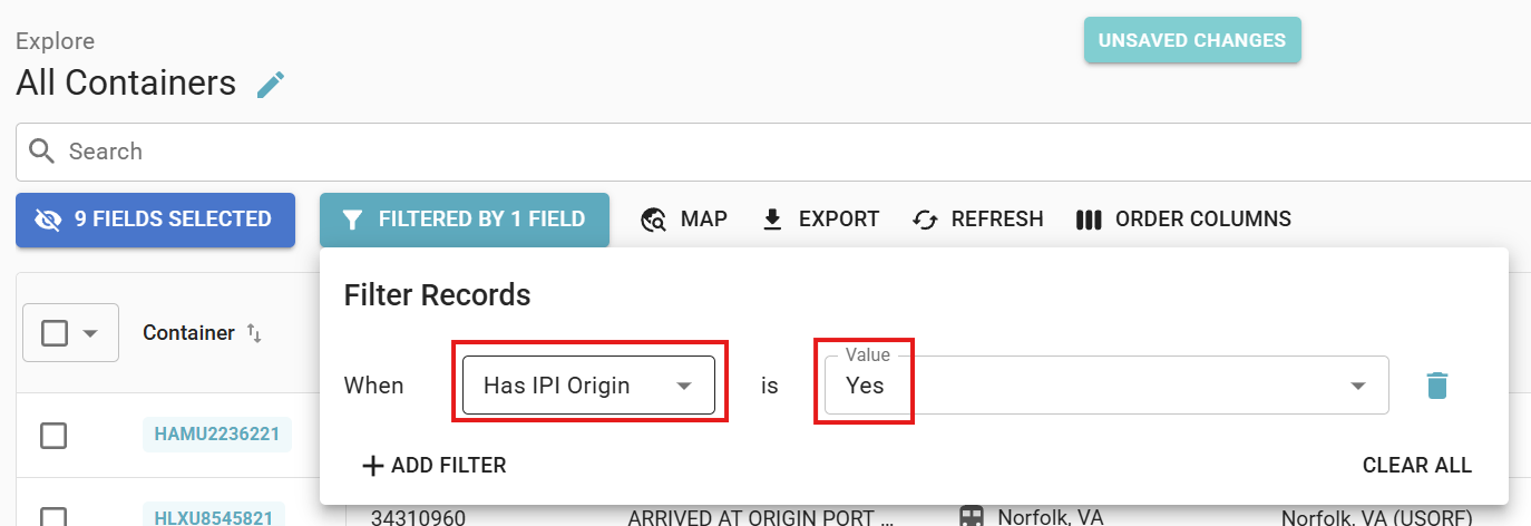 Has IPI Origin filter