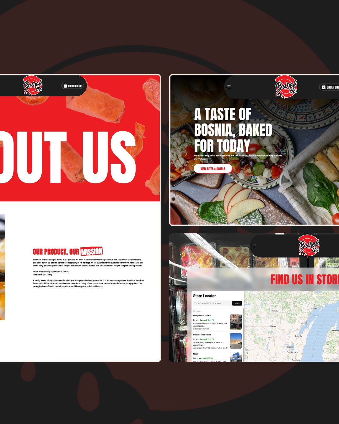 Burek - Website by Launch Kit