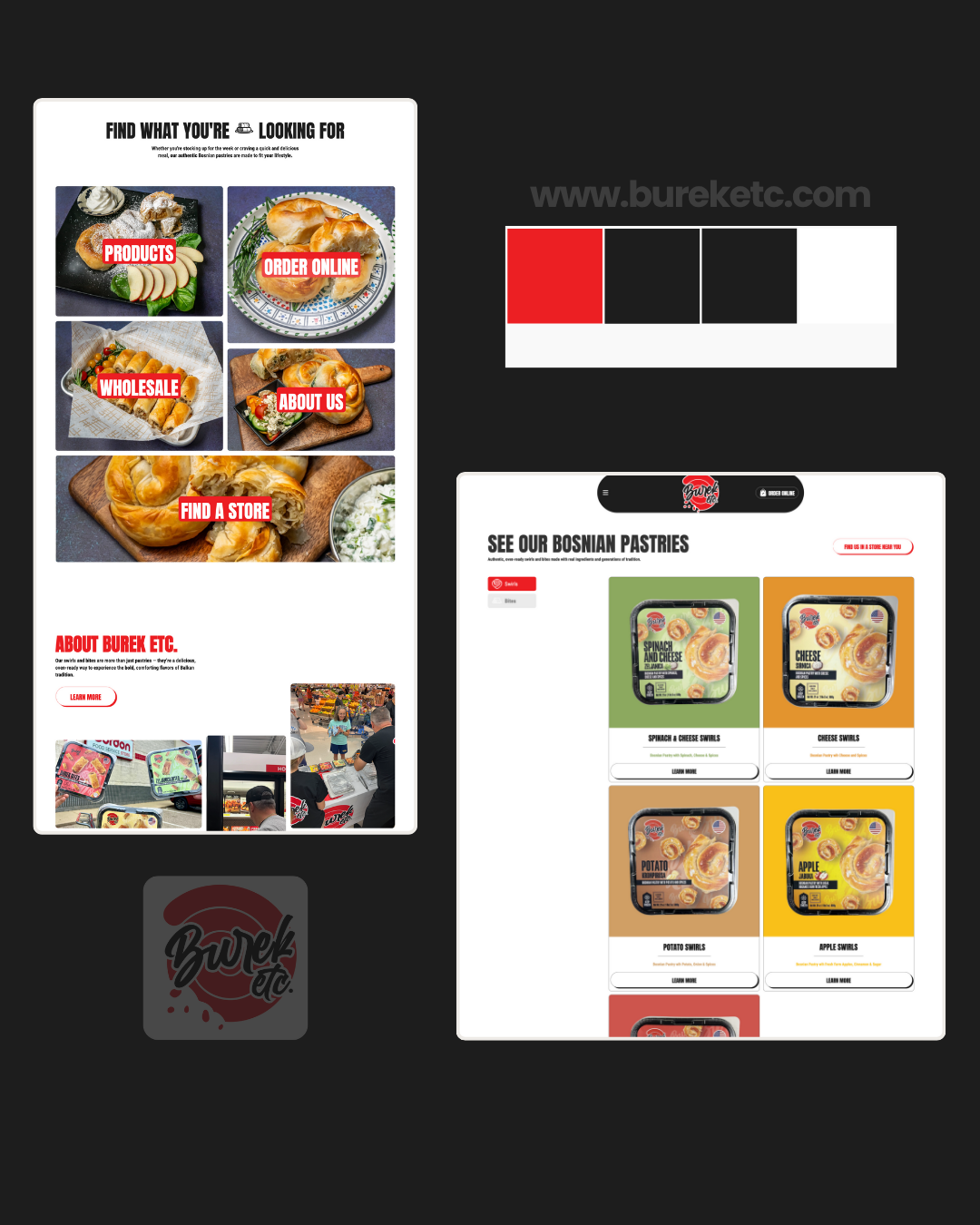 Burek - Website by Launch Kit