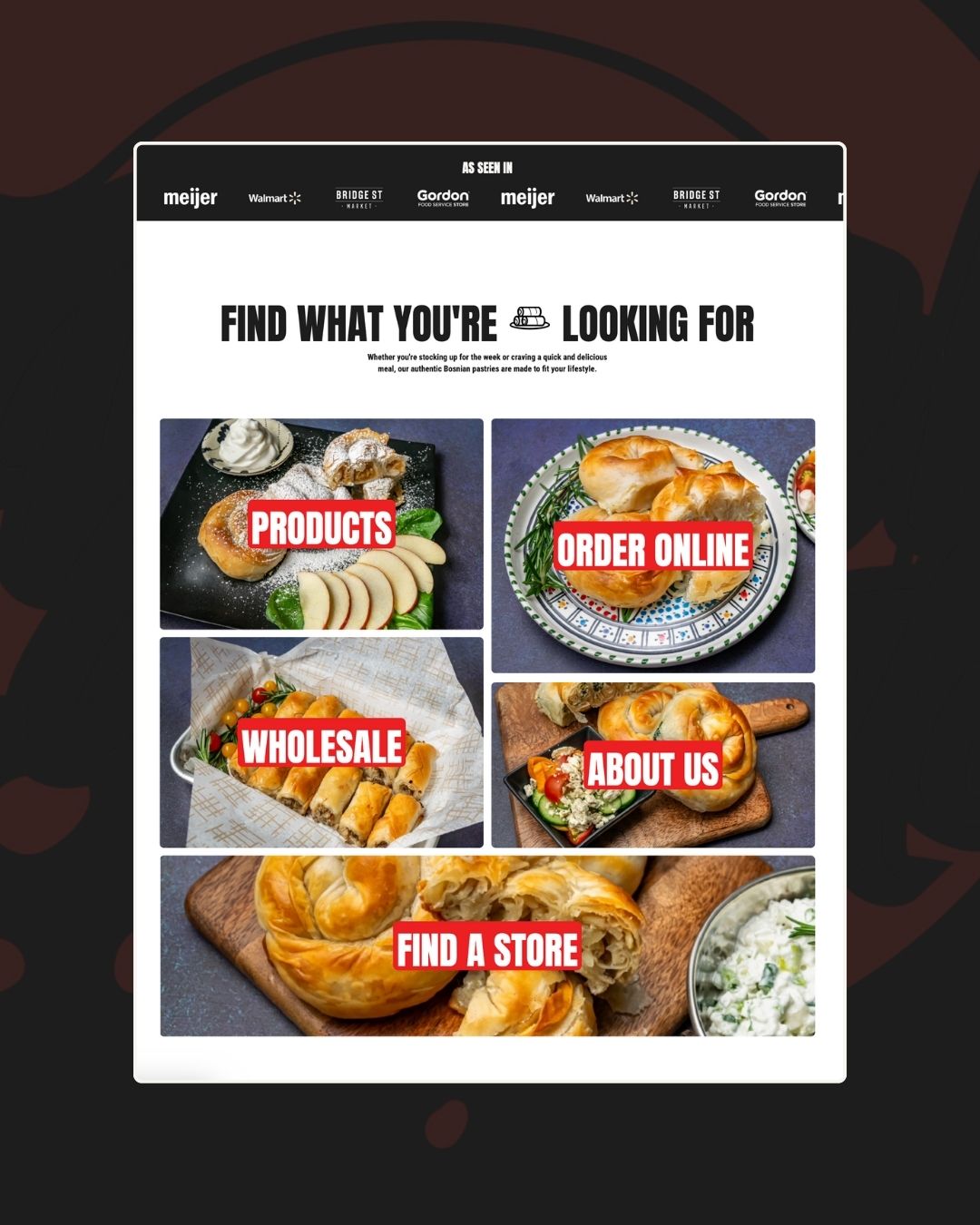 Burek - Website by Launch Kit