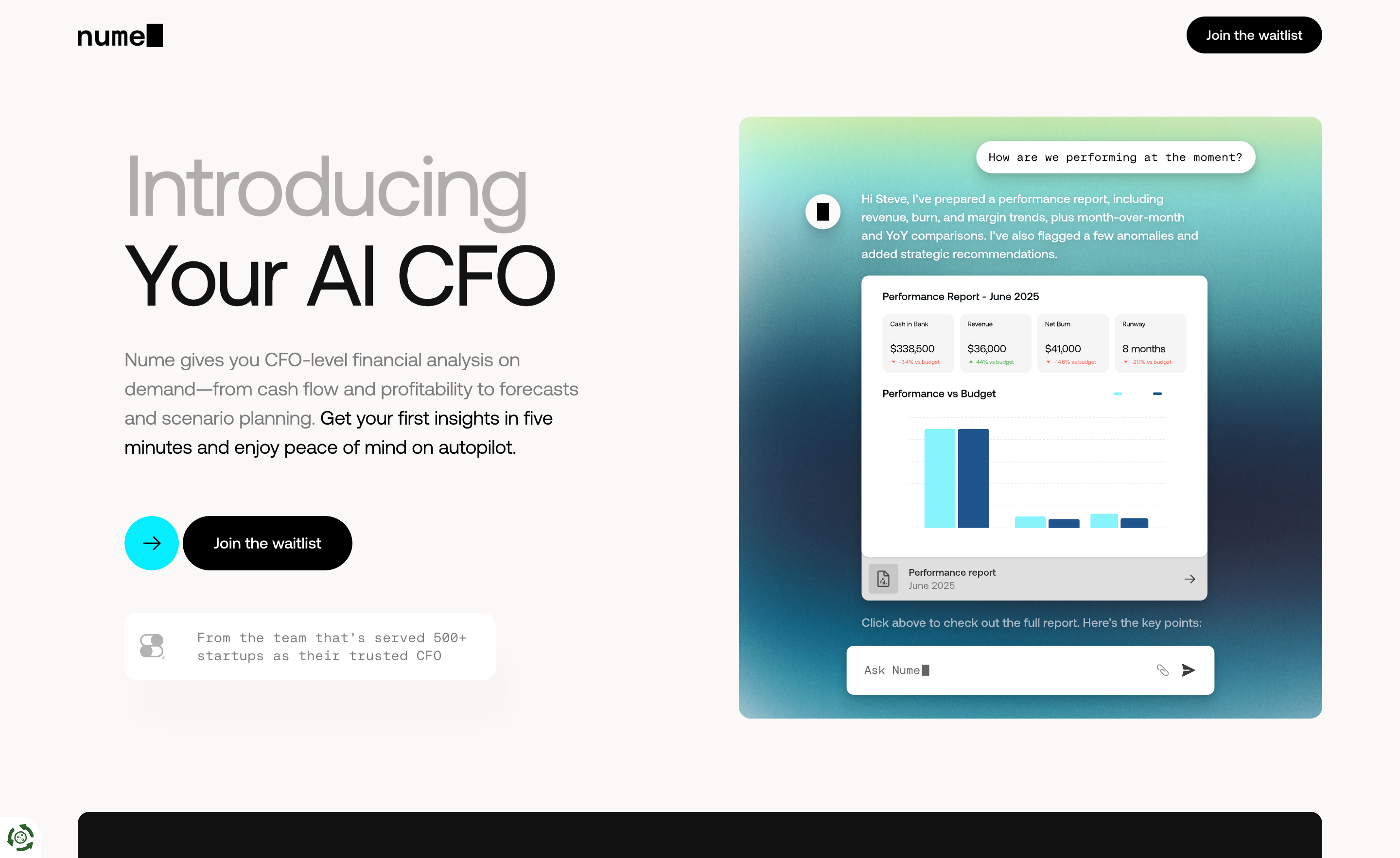 Portfolio landing screen image