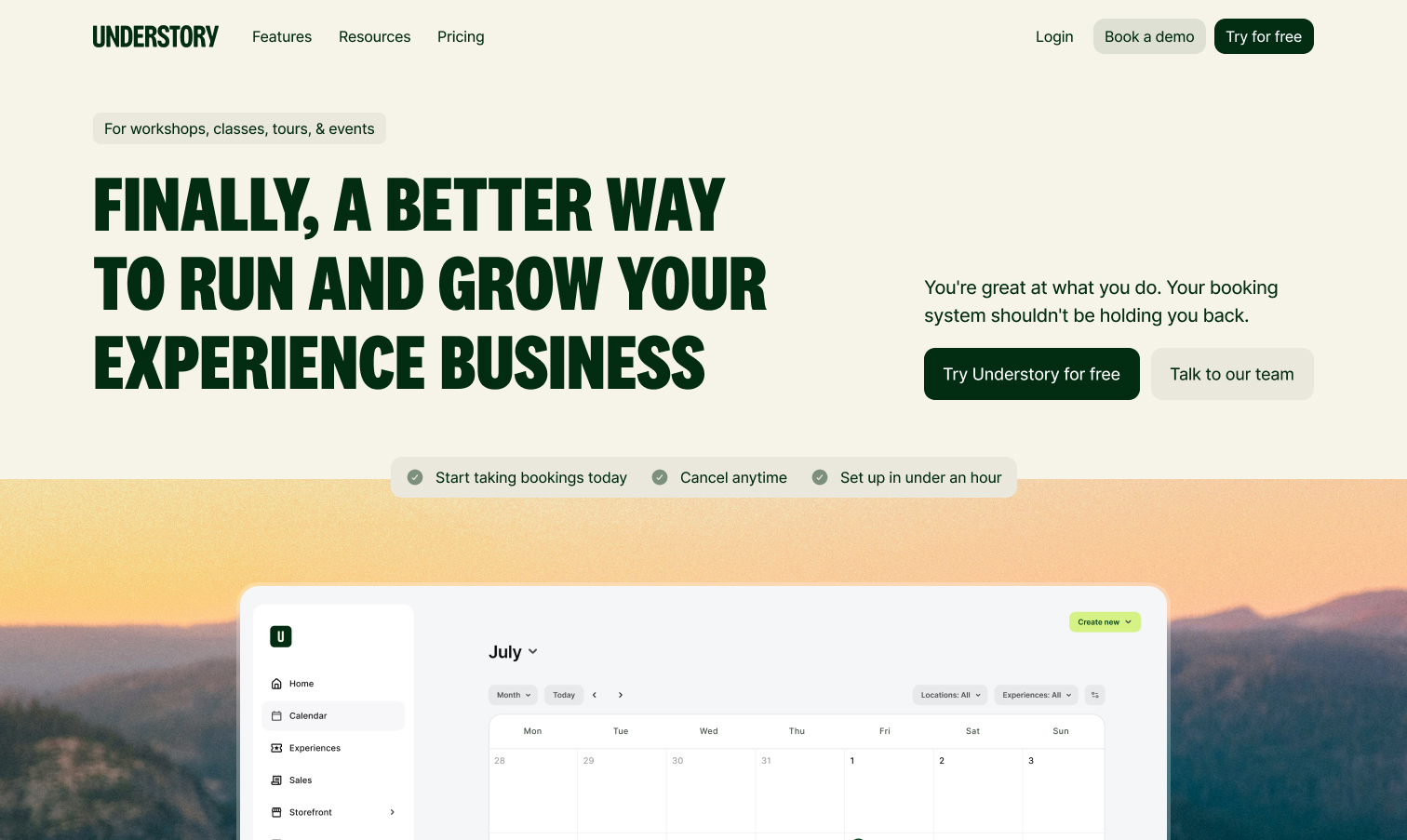 Portfolio landing screen image