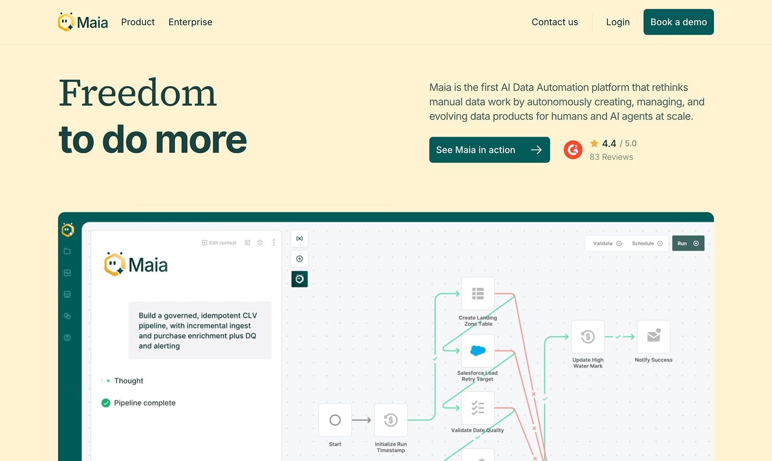 Portfolio landing screen image
