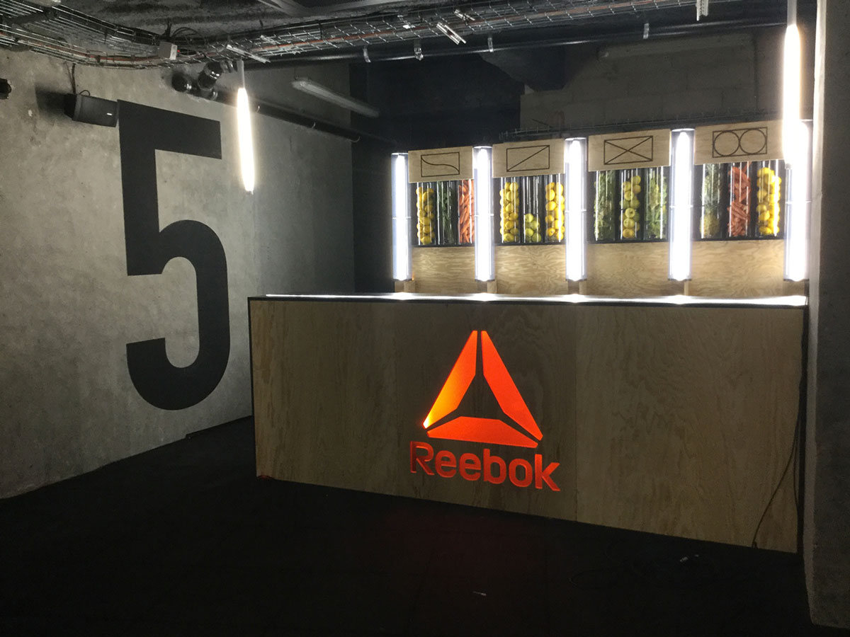 Reebok Bar à jus Paris Studio Trigone