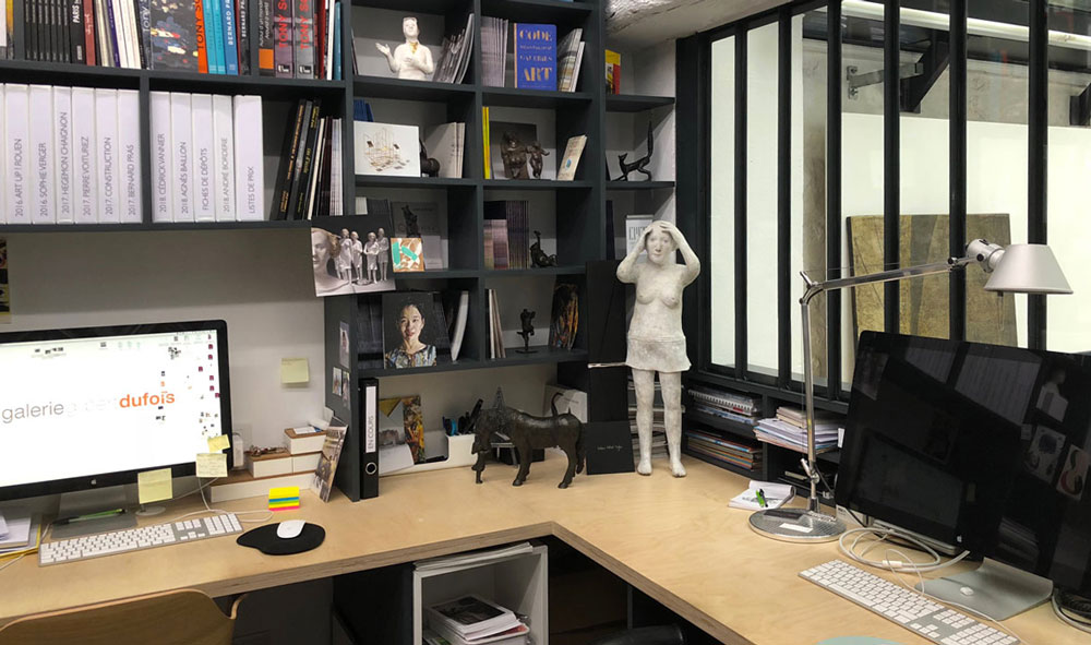 Bureaux Galerie Gilbert Dufois Studio Trigone