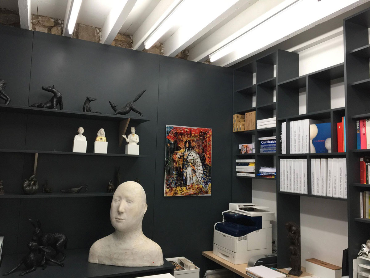 Bureaux Galerie Gilbert Dufois Studio Trigone