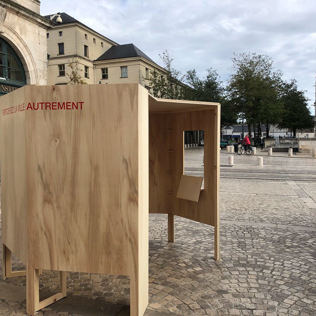 Mobilier urbain mairie d'Orleans Élisa Piras Studio Trigone