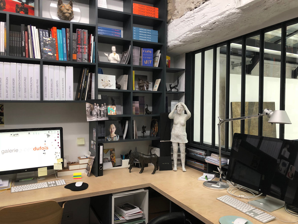 Bureaux Galerie Gilbert Dufois Studio Trigone
