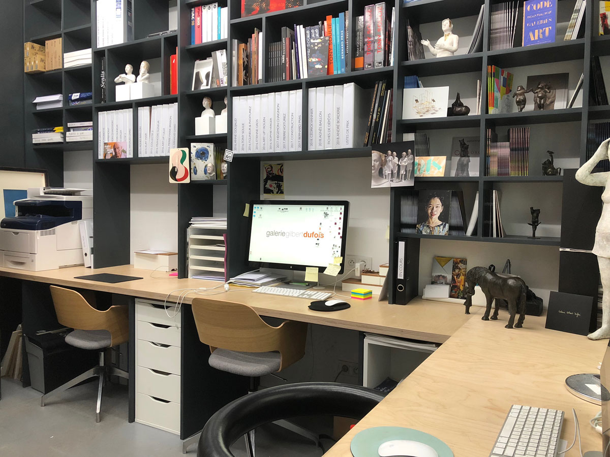 Bureaux Galerie Gilbert Dufois Studio Trigone