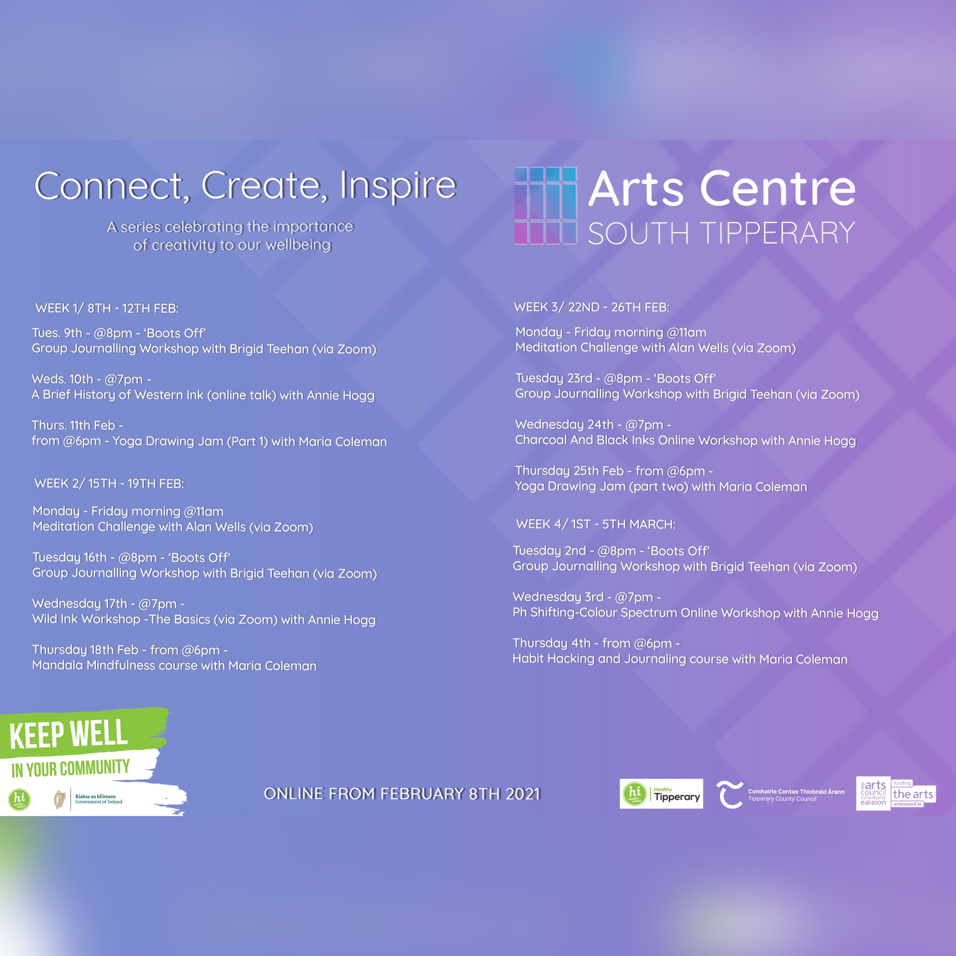 Connect, Create, Inspire