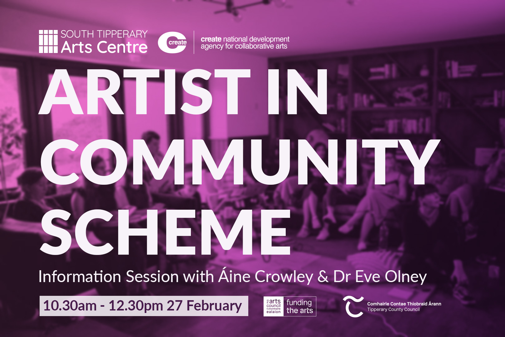 Artist In Community Scheme | Information session