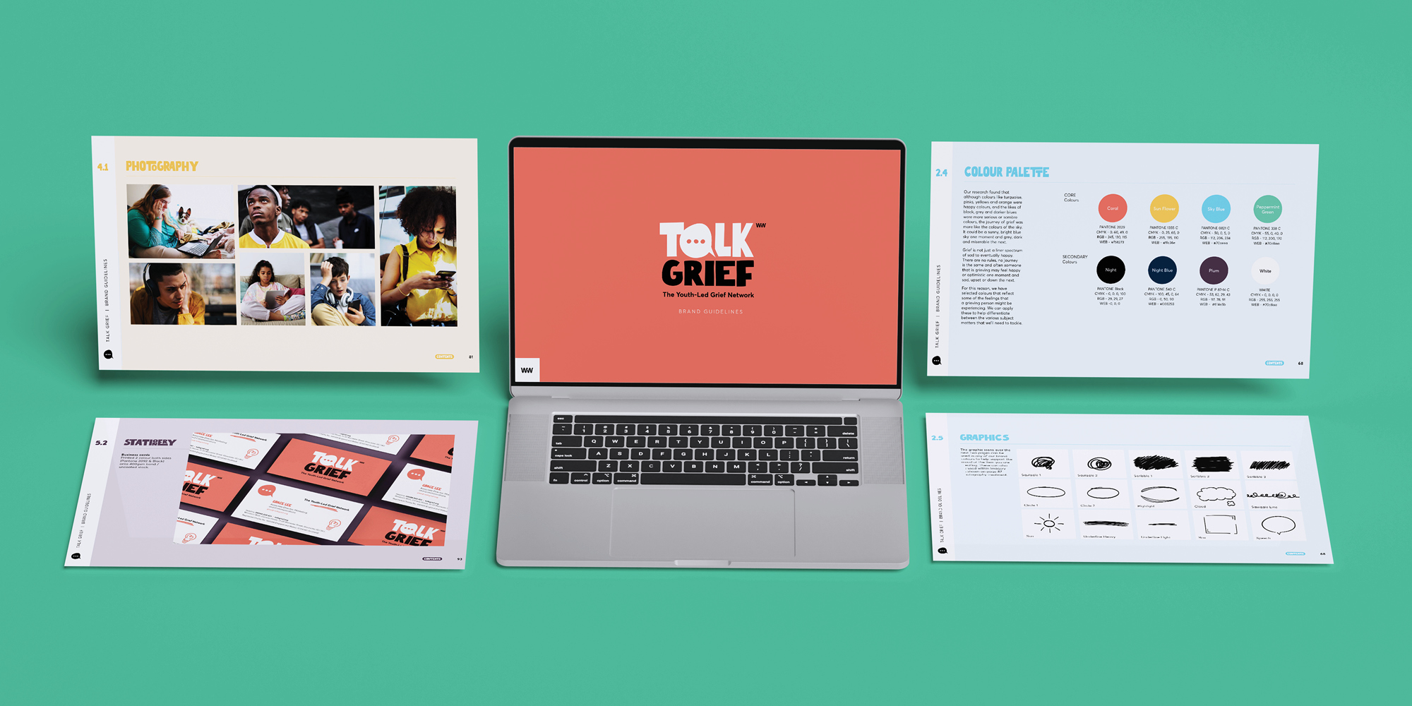 Talk Grief – Branding and Web Design & Build