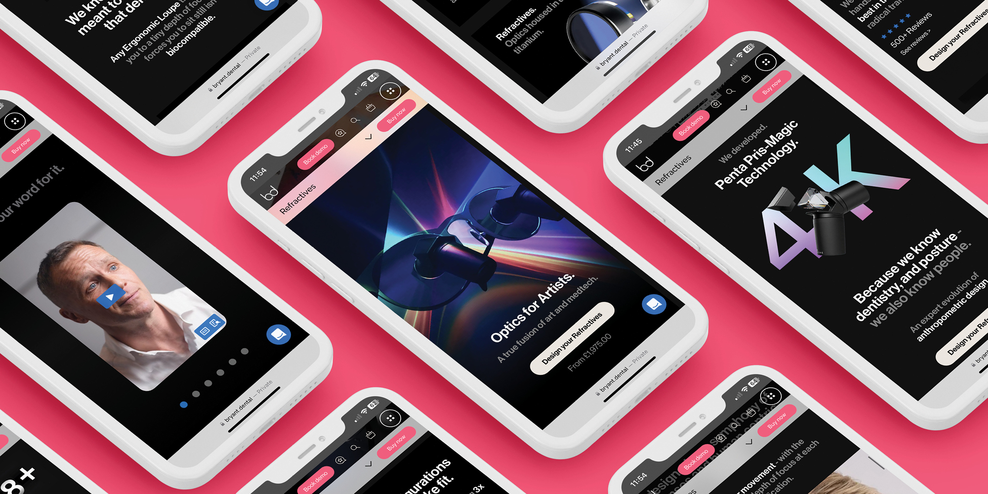 Bryant Dental Refractives – Website Design